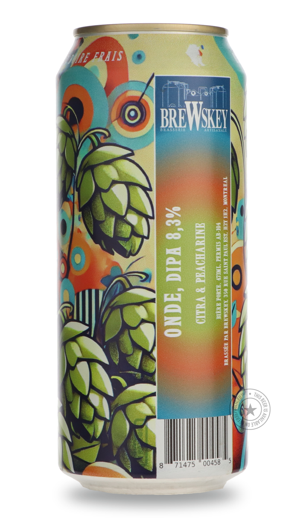 -Brewskey- ONDE-IPA- Only @ Beer Republic - The best online beer store for American & Canadian craft beer - Buy beer online from the USA and Canada - Bier online kopen - Amerikaans bier kopen - Craft beer store - Craft beer kopen - Amerikanisch bier kaufen - Bier online kaufen - Acheter biere online - IPA - Stout - Porter - New England IPA - Hazy IPA - Imperial Stout - Barrel Aged - Barrel Aged Imperial Stout - Brown - Dark beer - Blond - Blonde - Pilsner - Lager - Wheat - Weizen - Amber - Barley Wine - Qua