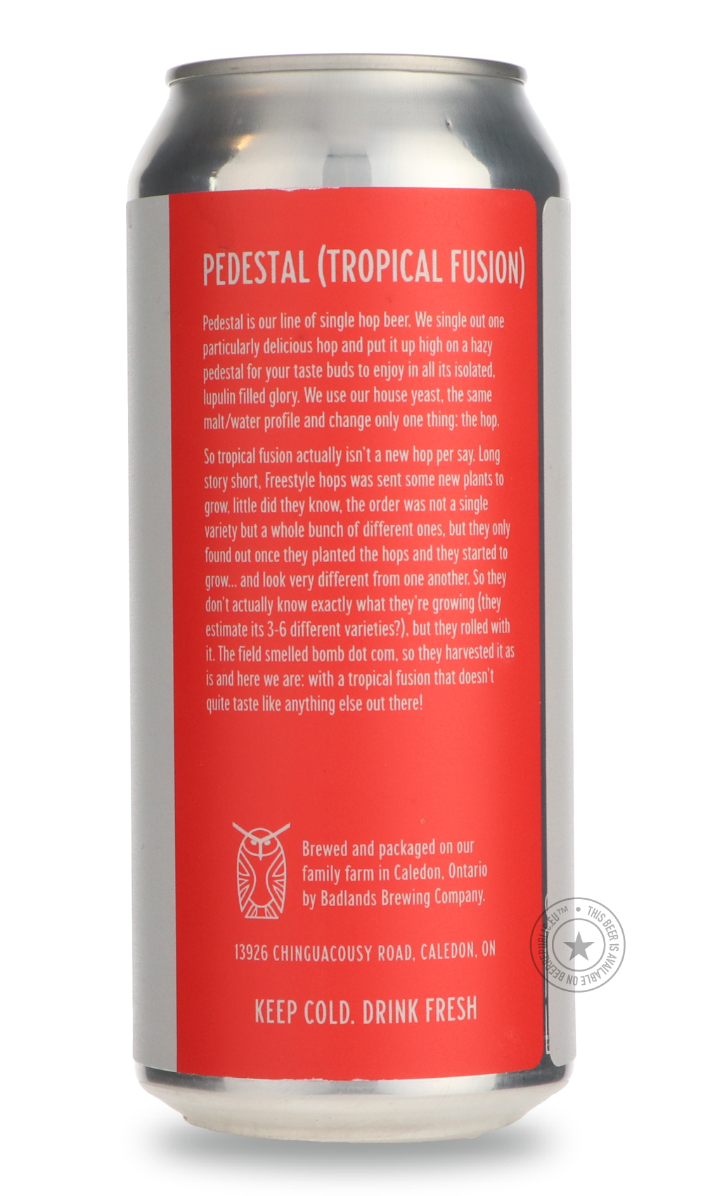 Badlands- Pedestal Tropical Fusion-IPA- Only @ Beer Republic - The best online beer store for American & Canadian craft beer - Buy beer online from the USA and Canada - Bier online kopen - Amerikaans bier kopen - Craft beer store - Craft beer kopen - Amerikanisch bier kaufen - Bier online kaufen - Acheter biere online - IPA - Stout - Porter - New England IPA - Hazy IPA - Imperial Stout - Barrel Aged - Barrel Aged Imperial Stout - Brown - Dark beer - Blond - Blonde - Pilsner - Lager - Wheat - Weizen - Amber 