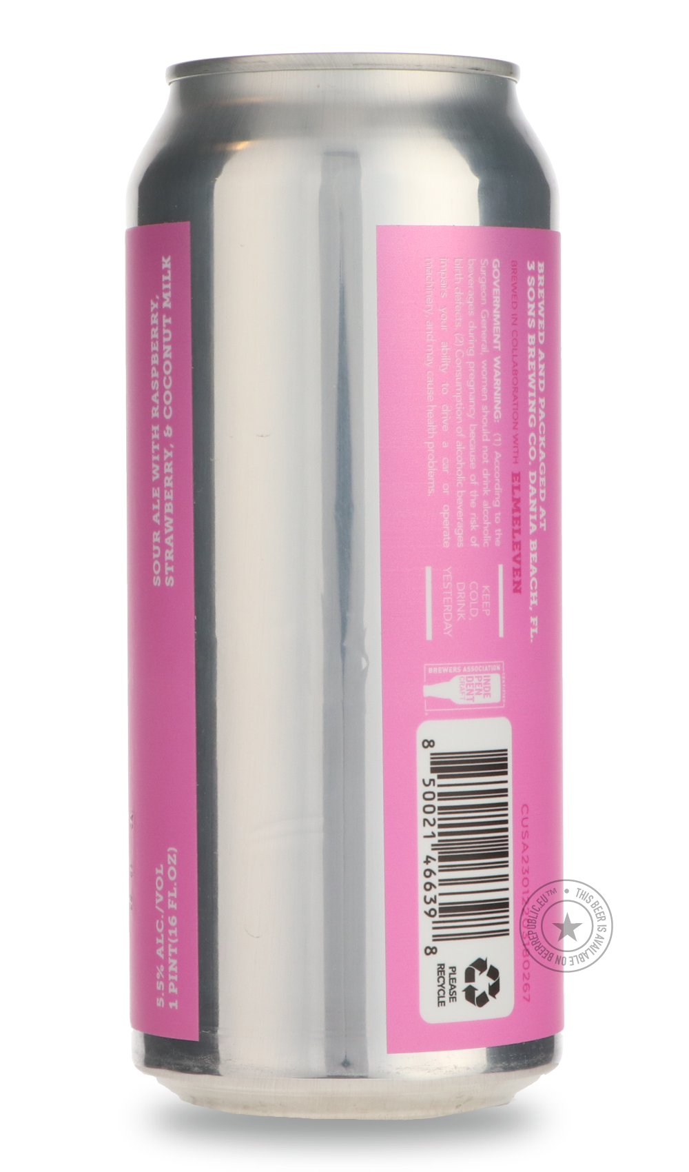 -3 Sons- Pink-Sour / Wild & Fruity- Only @ Beer Republic - The best online beer store for American & Canadian craft beer - Buy beer online from the USA and Canada - Bier online kopen - Amerikaans bier kopen - Craft beer store - Craft beer kopen - Amerikanisch bier kaufen - Bier online kaufen - Acheter biere online - IPA - Stout - Porter - New England IPA - Hazy IPA - Imperial Stout - Barrel Aged - Barrel Aged Imperial Stout - Brown - Dark beer - Blond - Blonde - Pilsner - Lager - Wheat - Weizen - Amber - Ba