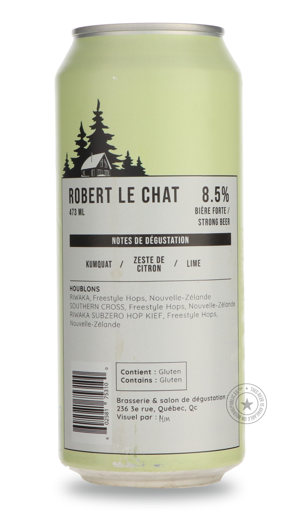 Nano Cinco- Robert Le Chat / Bad Bones-IPA- Only @ Beer Republic - The best online beer store for American & Canadian craft beer - Buy beer online from the USA and Canada - Bier online kopen - Amerikaans bier kopen - Craft beer store - Craft beer kopen - Amerikanisch bier kaufen - Bier online kaufen - Acheter biere online - IPA - Stout - Porter - New England IPA - Hazy IPA - Imperial Stout - Barrel Aged - Barrel Aged Imperial Stout - Brown - Dark beer - Blond - Blonde - Pilsner - Lager - Wheat - Weizen - Am