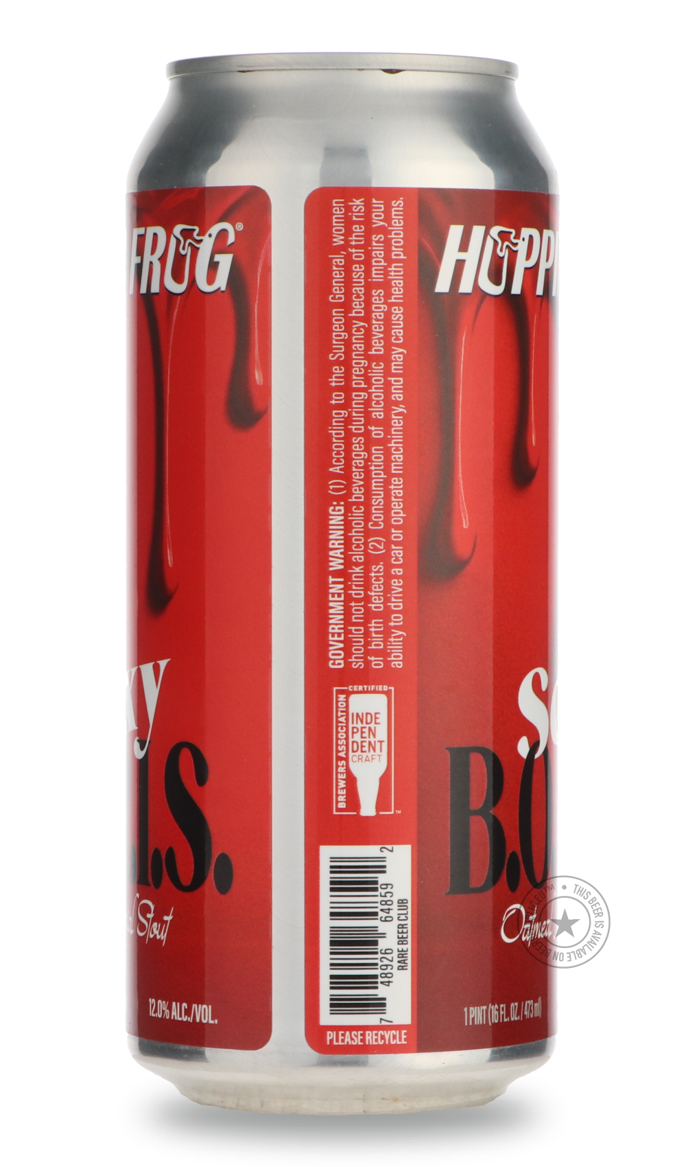 Hoppin' Frog- Sexy B.O.R.I.S.-Stout & Porter- Only @ Beer Republic - The best online beer store for American & Canadian craft beer - Buy beer online from the USA and Canada - Bier online kopen - Amerikaans bier kopen - Craft beer store - Craft beer kopen - Amerikanisch bier kaufen - Bier online kaufen - Acheter biere online - IPA - Stout - Porter - New England IPA - Hazy IPA - Imperial Stout - Barrel Aged - Barrel Aged Imperial Stout - Brown - Dark beer - Blond - Blonde - Pilsner - Lager - Wheat - Weizen - 