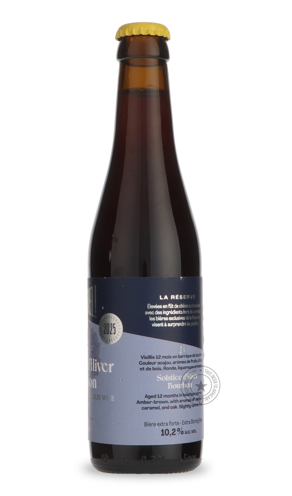 Dieu du Ciel- Solstice d'Hiver Bourbon-Brown & Dark- Only @ Beer Republic - The best online beer store for American & Canadian craft beer - Buy beer online from the USA and Canada - Bier online kopen - Amerikaans bier kopen - Craft beer store - Craft beer kopen - Amerikanisch bier kaufen - Bier online kaufen - Acheter biere online - IPA - Stout - Porter - New England IPA - Hazy IPA - Imperial Stout - Barrel Aged - Barrel Aged Imperial Stout - Brown - Dark beer - Blond - Blonde - Pilsner - Lager - Wheat - We