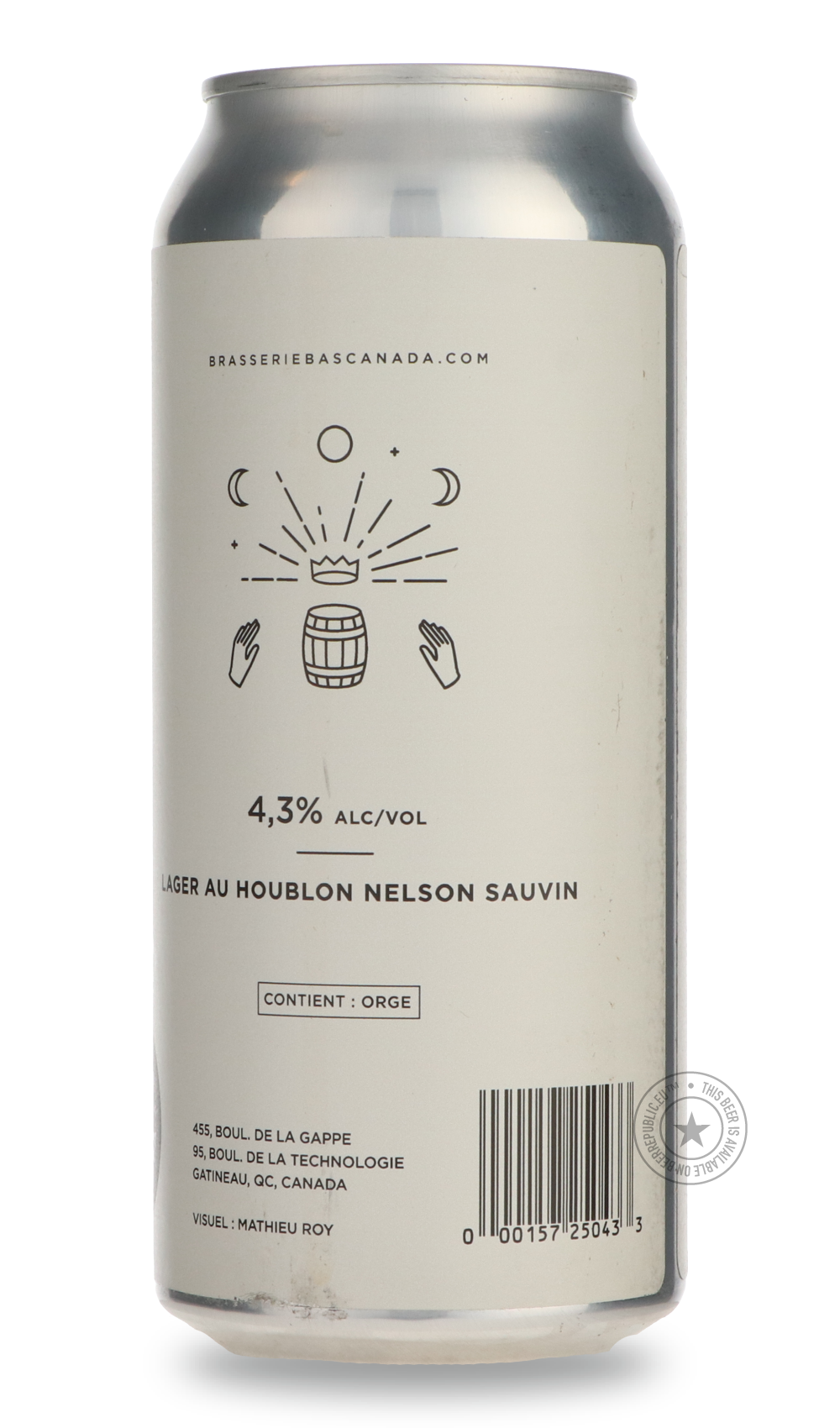 Brasserie du Bas-Canada- Styx-Pale- Only @ Beer Republic - The best online beer store for American & Canadian craft beer - Buy beer online from the USA and Canada - Bier online kopen - Amerikaans bier kopen - Craft beer store - Craft beer kopen - Amerikanisch bier kaufen - Bier online kaufen - Acheter biere online - IPA - Stout - Porter - New England IPA - Hazy IPA - Imperial Stout - Barrel Aged - Barrel Aged Imperial Stout - Brown - Dark beer - Blond - Blonde - Pilsner - Lager - Wheat - Weizen - Amber - Ba