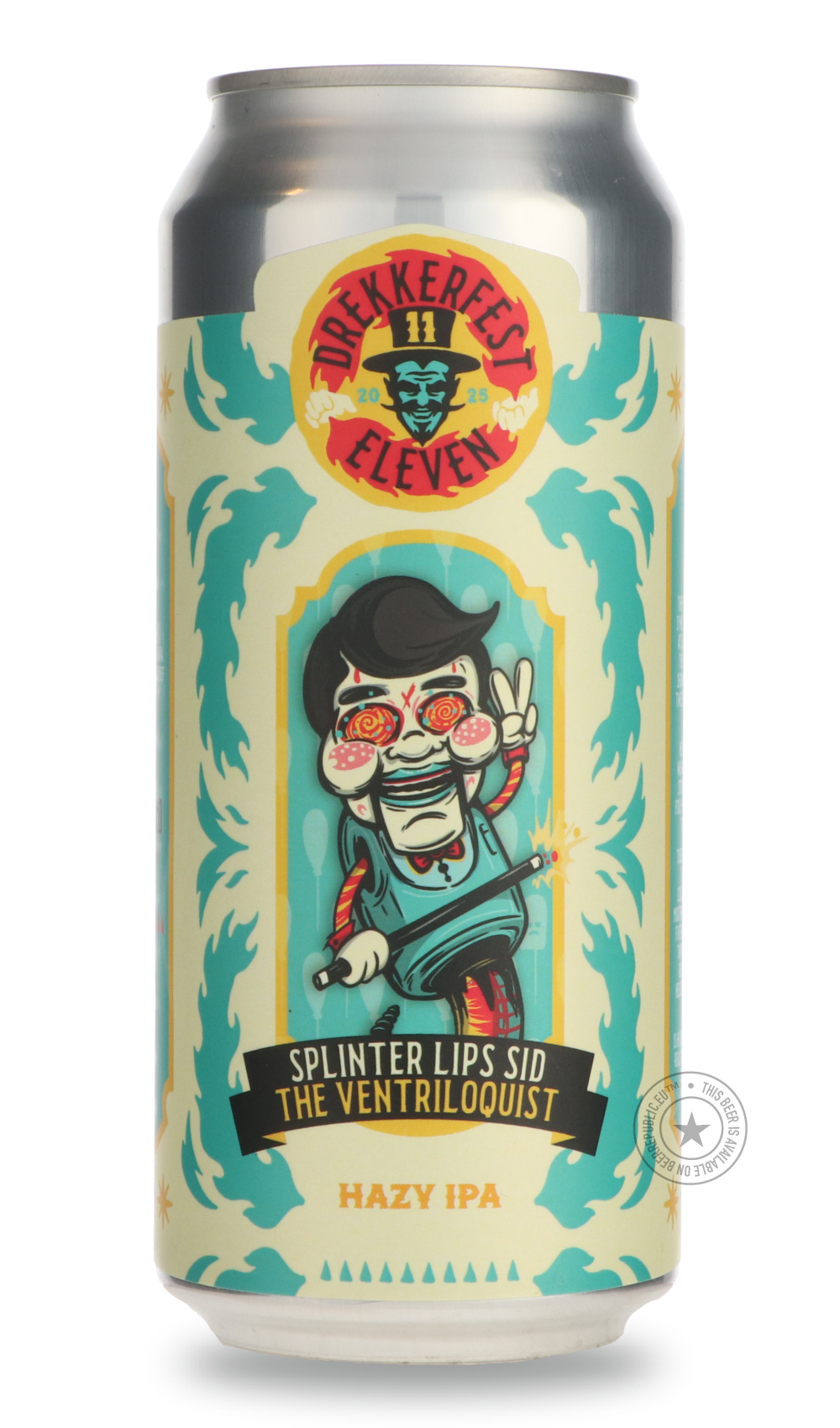 -Drekker- Splinter Lips Sid: The Ventriloquist / Orchestrated Minds-IPA- Only @ Beer Republic - The best online beer store for American & Canadian craft beer - Buy beer online from the USA and Canada - Bier online kopen - Amerikaans bier kopen - Craft beer store - Craft beer kopen - Amerikanisch bier kaufen - Bier online kaufen - Acheter biere online - IPA - Stout - Porter - New England IPA - Hazy IPA - Imperial Stout - Barrel Aged - Barrel Aged Imperial Stout - Brown - Dark beer - Blond - Blonde - Pilsner 
