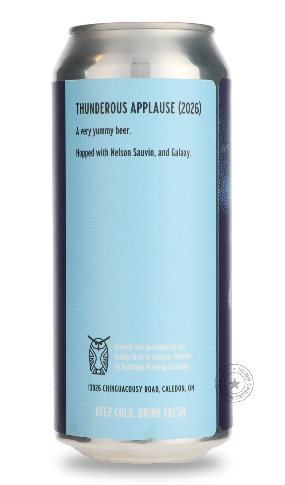 Badlands- Thunderous Applause-IPA- Only @ Beer Republic - The best online beer store for American & Canadian craft beer - Buy beer online from the USA and Canada - Bier online kopen - Amerikaans bier kopen - Craft beer store - Craft beer kopen - Amerikanisch bier kaufen - Bier online kaufen - Acheter biere online - IPA - Stout - Porter - New England IPA - Hazy IPA - Imperial Stout - Barrel Aged - Barrel Aged Imperial Stout - Brown - Dark beer - Blond - Blonde - Pilsner - Lager - Wheat - Weizen - Amber - Bar