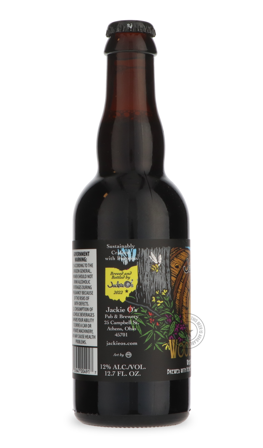 Jackie O's- Wood Ya Honey-Brown & Dark- Only @ Beer Republic - The best online beer store for American & Canadian craft beer - Buy beer online from the USA and Canada - Bier online kopen - Amerikaans bier kopen - Craft beer store - Craft beer kopen - Amerikanisch bier kaufen - Bier online kaufen - Acheter biere online - IPA - Stout - Porter - New England IPA - Hazy IPA - Imperial Stout - Barrel Aged - Barrel Aged Imperial Stout - Brown - Dark beer - Blond - Blonde - Pilsner - Lager - Wheat - Weizen - Amber 