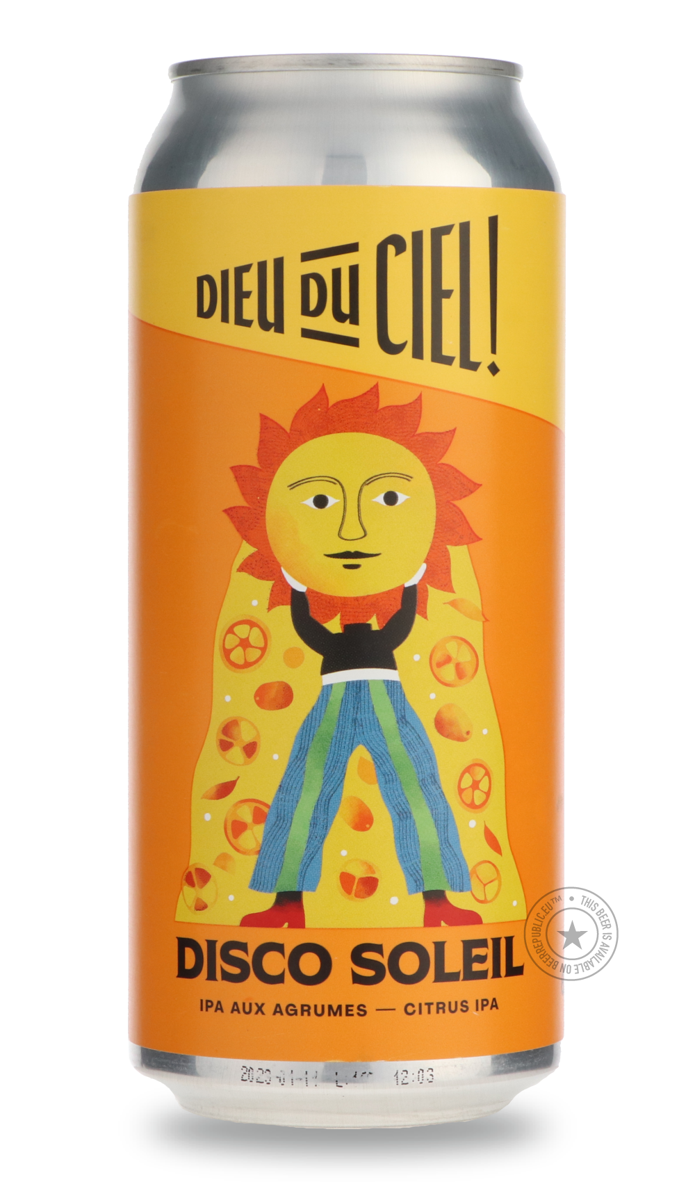 Dieu du Ciel- Disco Soleil-IPA- Only @ Beer Republic - The best online beer store for American & Canadian craft beer - Buy beer online from the USA and Canada - Bier online kopen - Amerikaans bier kopen - Craft beer store - Craft beer kopen - Amerikanisch bier kaufen - Bier online kaufen - Acheter biere online - IPA - Stout - Porter - New England IPA - Hazy IPA - Imperial Stout - Barrel Aged - Barrel Aged Imperial Stout - Brown - Dark beer - Blond - Blonde - Pilsner - Lager - Wheat - Weizen - Amber - Barley