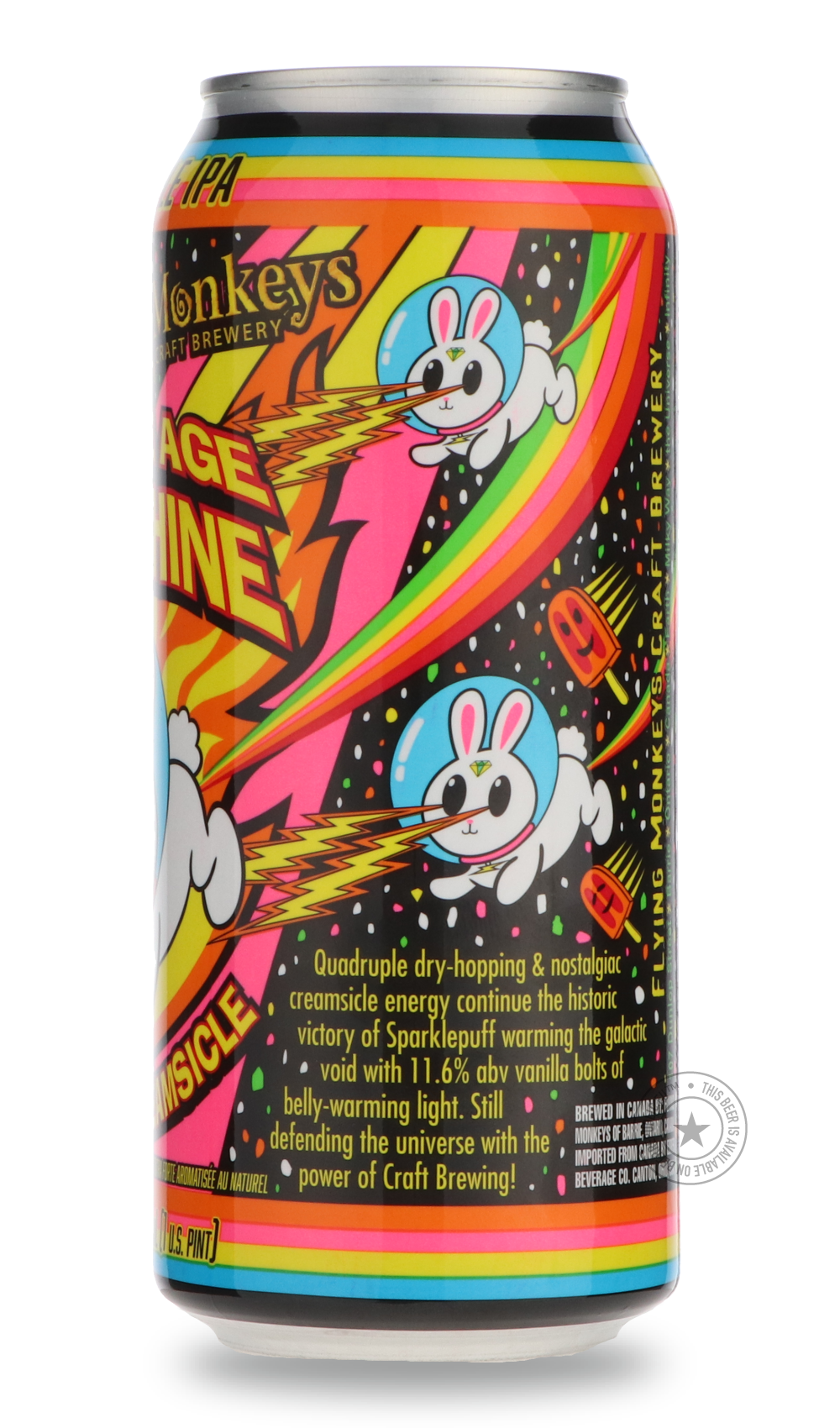 Flying Monkeys- Space Age Sunshine-IPA- Only @ Beer Republic - The best online beer store for American & Canadian craft beer - Buy beer online from the USA and Canada - Bier online kopen - Amerikaans bier kopen - Craft beer store - Craft beer kopen - Amerikanisch bier kaufen - Bier online kaufen - Acheter biere online - IPA - Stout - Porter - New England IPA - Hazy IPA - Imperial Stout - Barrel Aged - Barrel Aged Imperial Stout - Brown - Dark beer - Blond - Blonde - Pilsner - Lager - Wheat - Weizen - Amber 