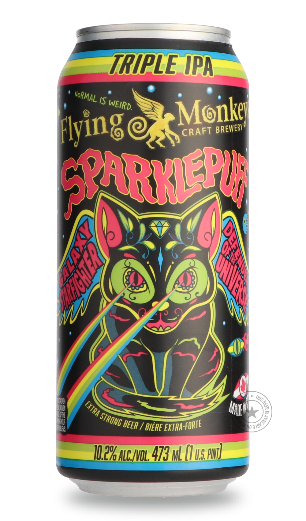 Flying Monkeys- Sparklepuff Galaxy Starfighter Defender of the Universe-IPA- Only @ Beer Republic - The best online beer store for American & Canadian craft beer - Buy beer online from the USA and Canada - Bier online kopen - Amerikaans bier kopen - Craft beer store - Craft beer kopen - Amerikanisch bier kaufen - Bier online kaufen - Acheter biere online - IPA - Stout - Porter - New England IPA - Hazy IPA - Imperial Stout - Barrel Aged - Barrel Aged Imperial Stout - Brown - Dark beer - Blond - Blonde - Pils